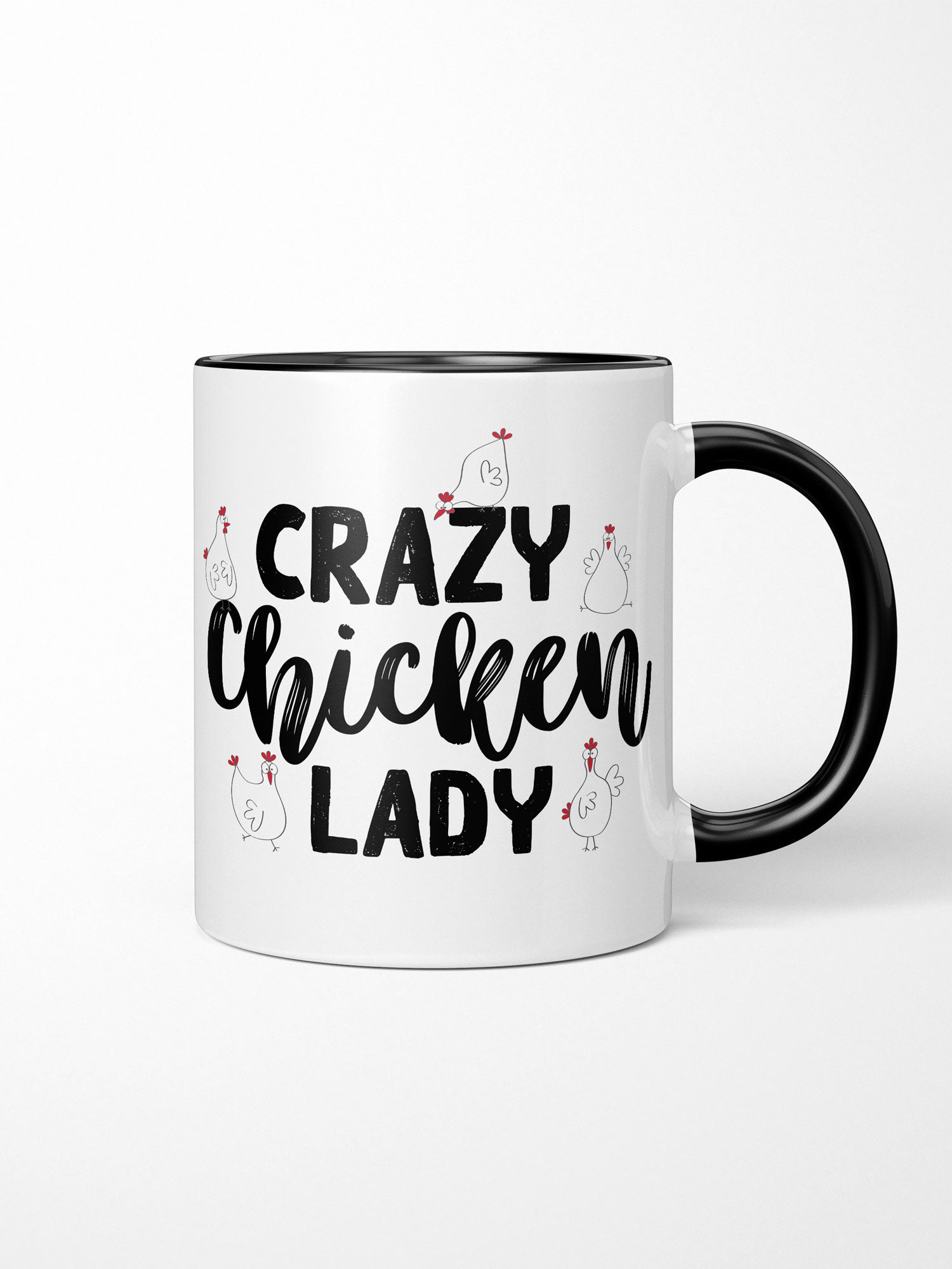 Crazy Chicken Lady Ceramic Mug