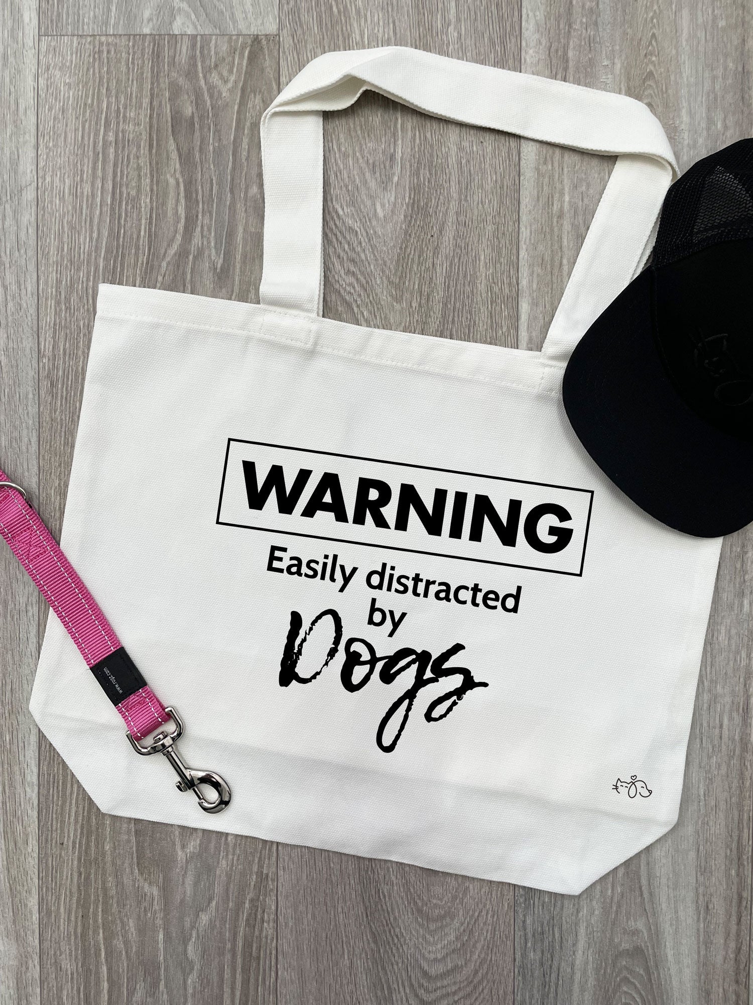 Warning. Easily Distracted By Dogs Stella Tote Bag