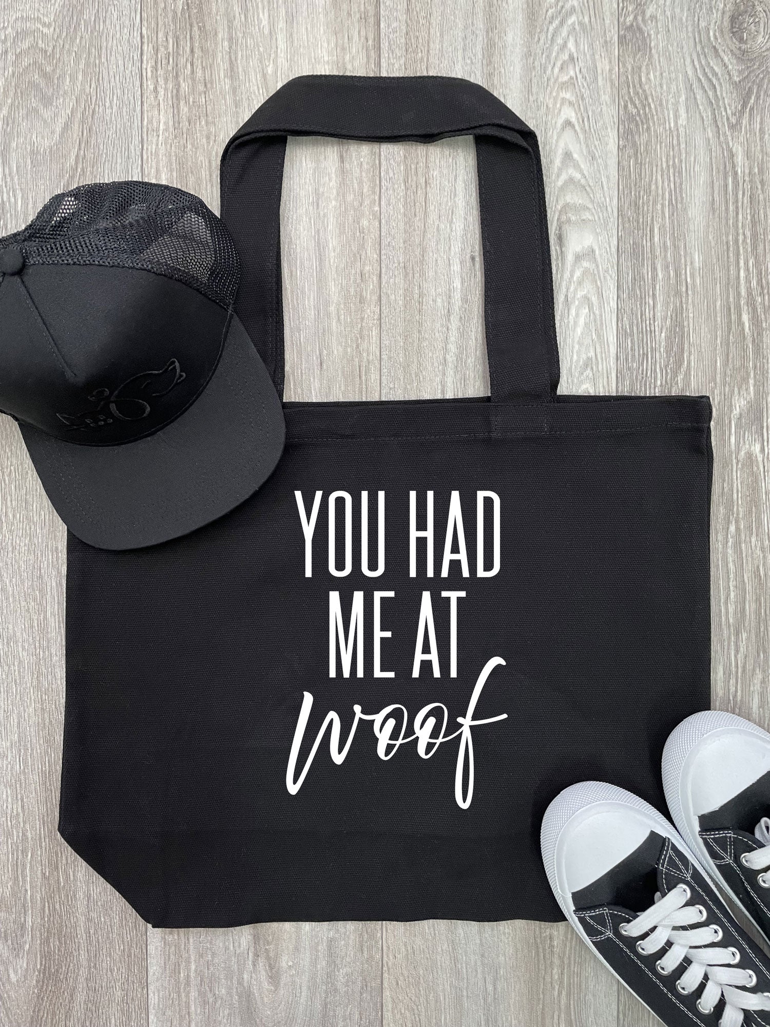 You Had Me At Woof Stella Tote Bag